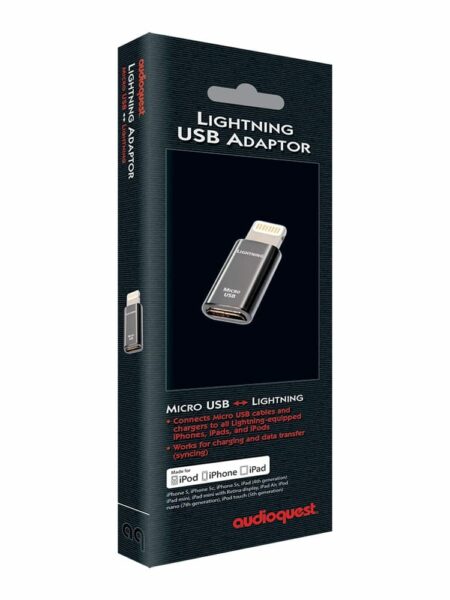 AudioQuest Adattatore Micro USB-a-Lightning